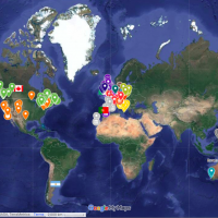 Climate emergency map